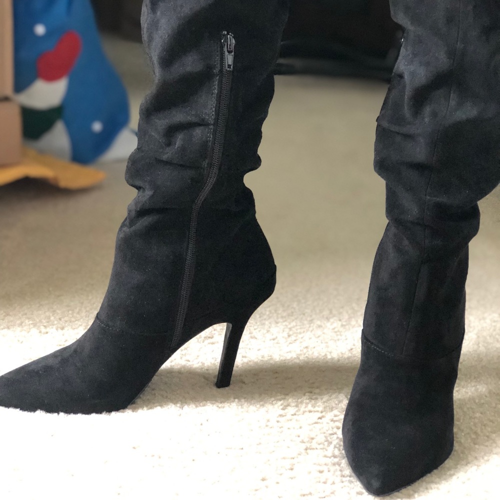 Knee high heels